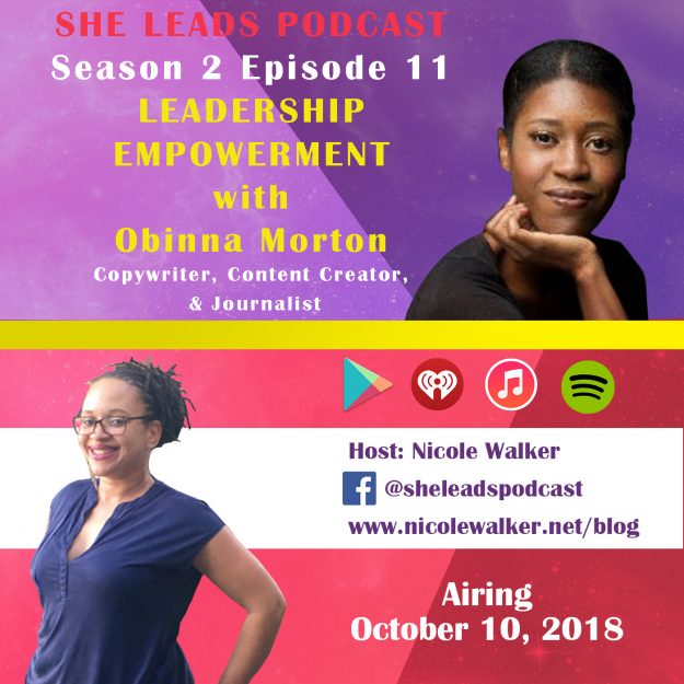 She Leads Podcast S2 E11: Leadership Empowerment with Obinna Morton